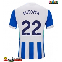 Camisa de Futebol Brighton Kaoru Mitoma #22 Equipamento Principal 2025-26 Manga Curta